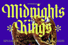 Midnights Kings Blackletter Serif
