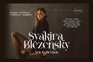 Slafiko Stylish Serif Font