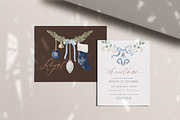 Watercolor Clipart - ROYAL CHRISTMAS, a Decorative Illustration by Beigetime (Thumbnail 9 of 15)