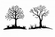 Elegant Tree Silhouette Bundle, an Illustration by Designs_River (Thumbnail 3 of 9)