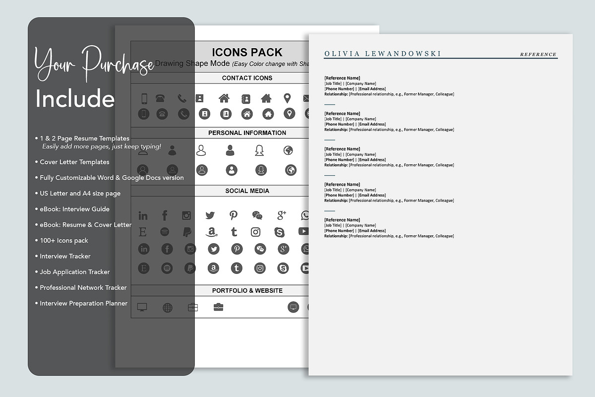 ATS Friendly Resume Template, a Resume Template by Design_Xlab (Photo 6 of 10)