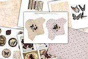 Gothic Butterfly Folio Kit, a Decorative Illustration by Print Haven Mochi Vintage (Thumbnail 3 of 4)
