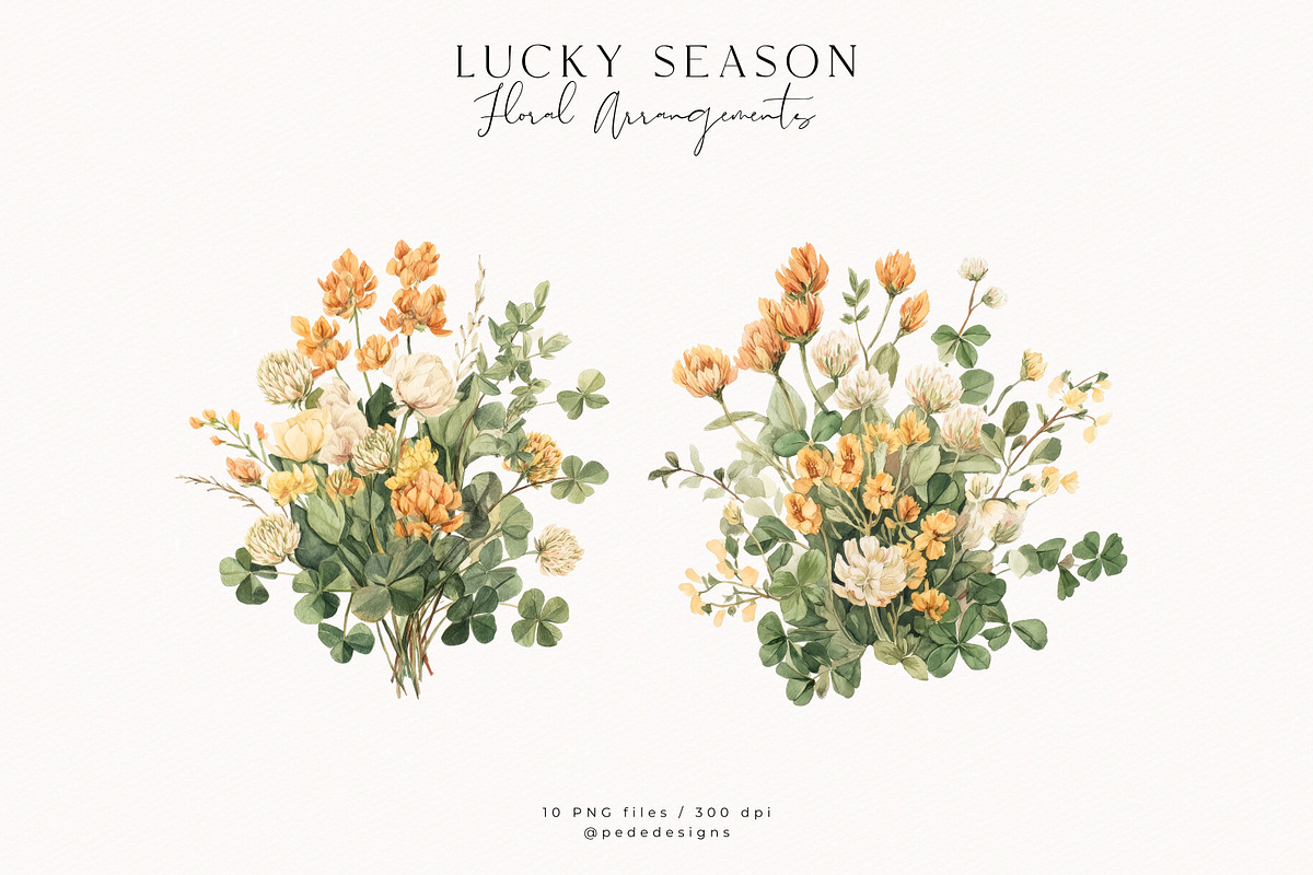 Lucky Season Collection, a Seasonal Illustration by PeDe Designs (Photo 12 of 26)