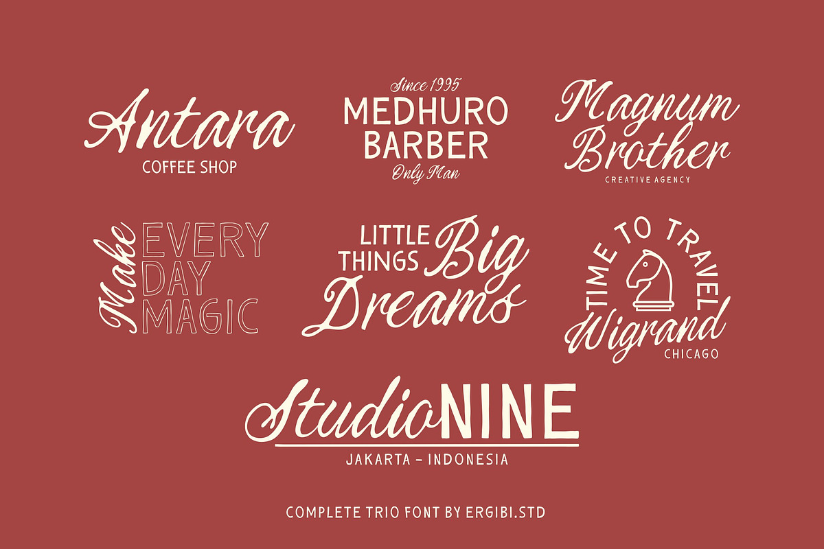 Youth Gradient - Modern Combination, a Script Font by ErgibiStudio (Photo 2 of 10)