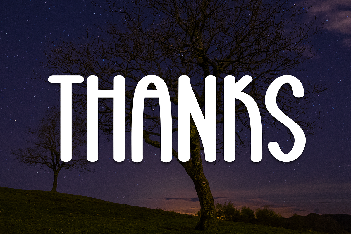 Creative Midnight | Script Font, a Script Font by Scratchones (Photo 8 of 8)