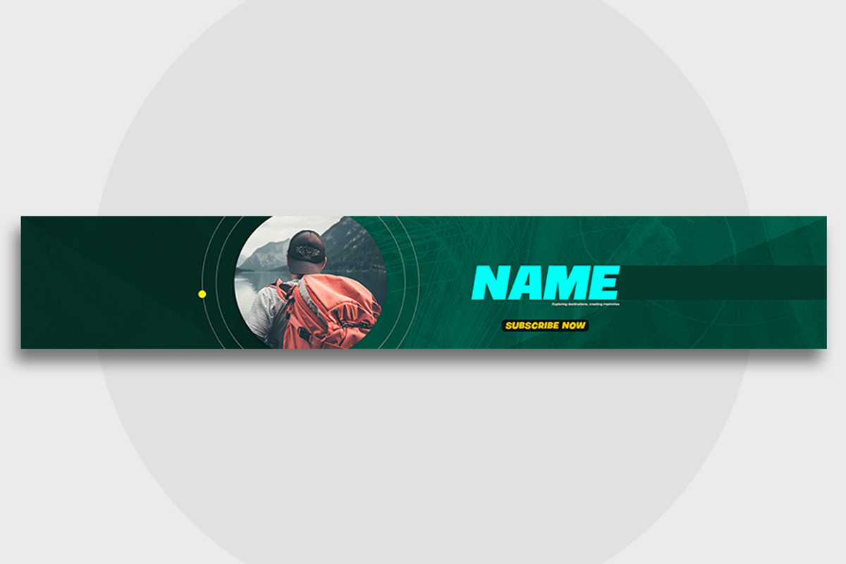 Youtube Banner Design, a Social Media Template by Northfrom (Photo 3 of 4)