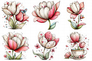 Whimsical Spring Umbrella Clipart, an Illustration by Daily.Designs (Thumbnail 3 of 8)