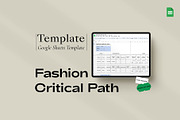 Fashion Critical Path Template, a Templates & Theme by The Fashion Work Store (Thumbnail 1 of 4)