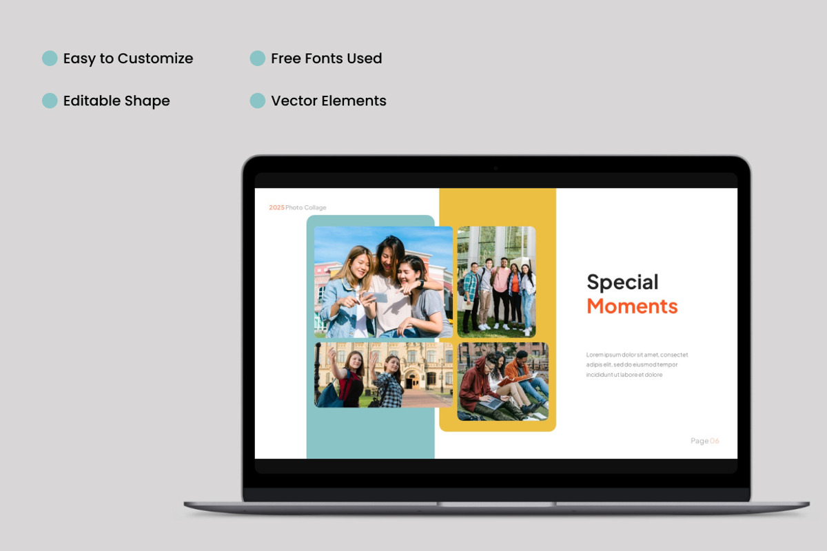 Photo Collage Presentation Slides, a Presentation Template by Antstheme (Photo 3 of 3)