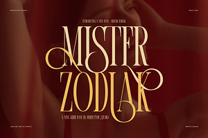 Mister Zodiak Elegant Serif Font