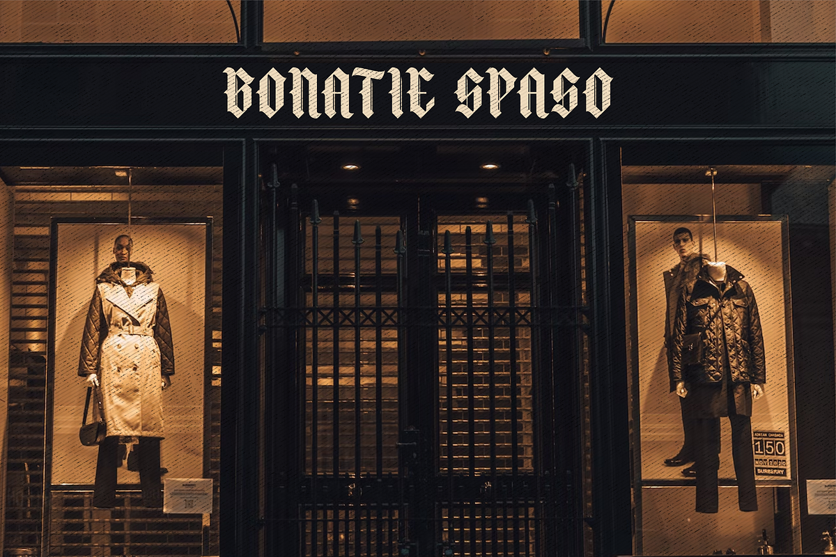 Blacking Blackletter Typeface Font, a Blackletter Font by Storytype Studio (Photo 7 of 15)