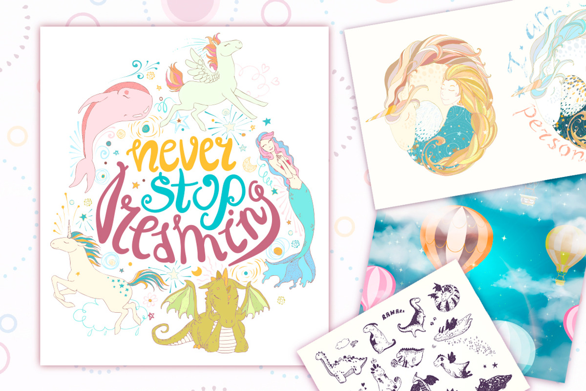 Never Stop Dreaming!, a Decorative Illustration by Gluiki (Photo 6 of 7)