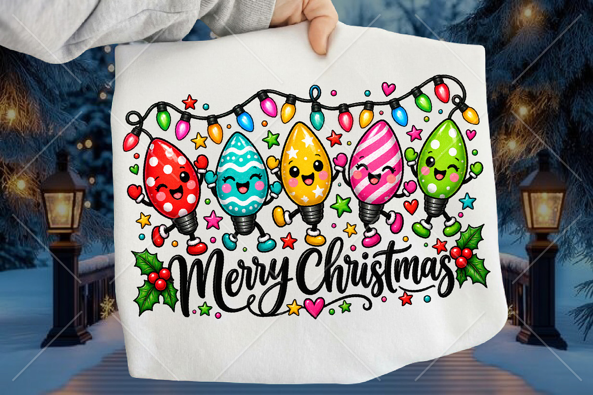 Merry Christmas Sublimation PNG, a Seasonal Illustration by Canvas Craft (Photo 1 of 6)