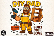 DIY Dad Funny Fathers Day Sublimatio, an Illustration by DreamCafeArt (Thumbnail 1 of 7)