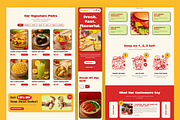 Food Retail & E-Commerce Website UI, an UI Kit Template by peterdraw (Thumbnail 2 of 7)