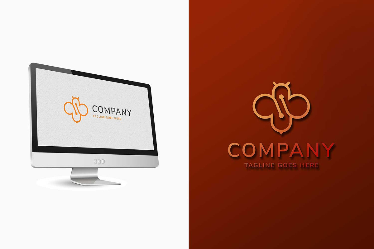 Infinity Tech Bee Logo Design, a Branding & Logo Template by C_Monica (Photo 2 of 3)