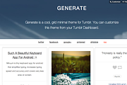 Generate - Simple Grid Tumblr Theme, a Websites & App Template by thezinx (Thumbnail 4 of 5)
