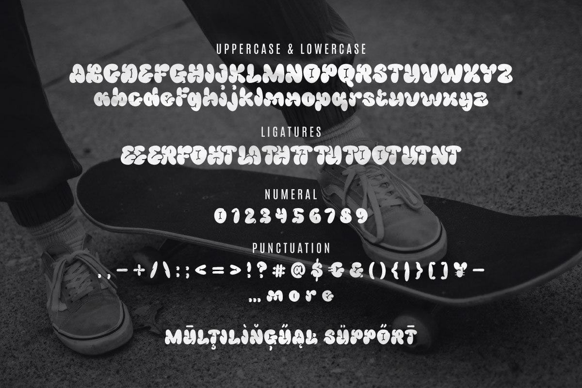 Vanto Polahe - Bubble Fest Font, a Handwritten Font by twinstd (Photo 7 of 9)