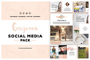 Gorgeous Social Media Template Pack, a Social Media Template by DESIGN HQ (Thumbnail 2 of 7)