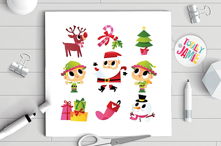Cartoon Christmas Characters