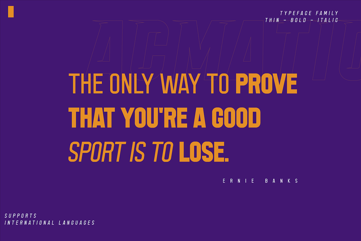 Acmatic, a Sans Serif Font by twinstd (Photo 2 of 10)
