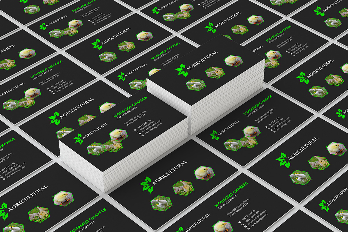 Agriculture Business Card, a Business Card Template by UI_Expert (Photo 5 of 5)
