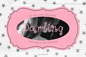 Darling Girly Font, a Handwritten Font by Feelsoul