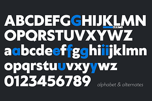 Klein - 54 Fonts