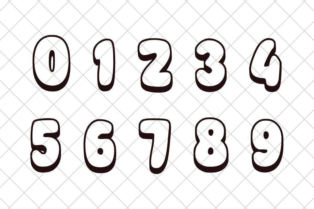 Candy Outline, a Handwritten Font by Fourteen Letter (Photo 3 of 5)