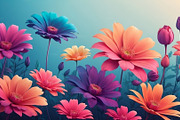 Gradient Floral Background, a Background Graphic by sibel dayı (Thumbnail 10 of 24)
