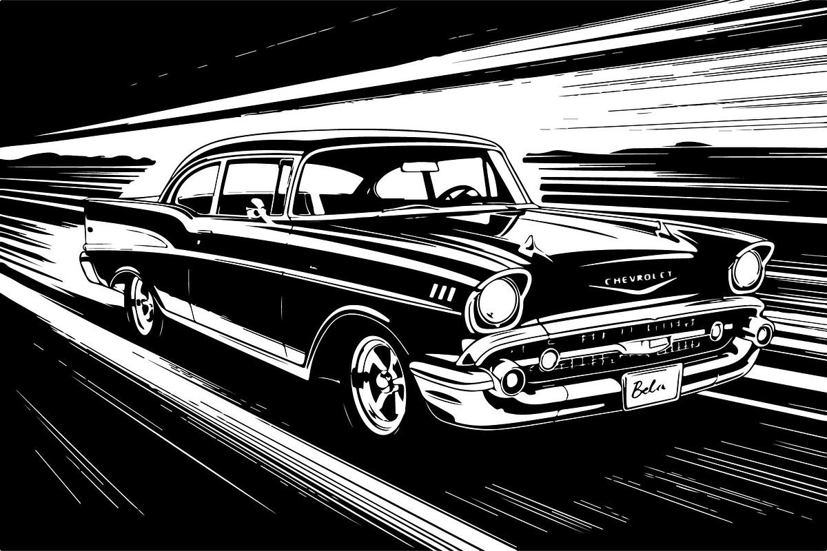 Classic Muscle Car SVG Bundle, an Object Graphic by jahid234 (Photo 12 of 12)