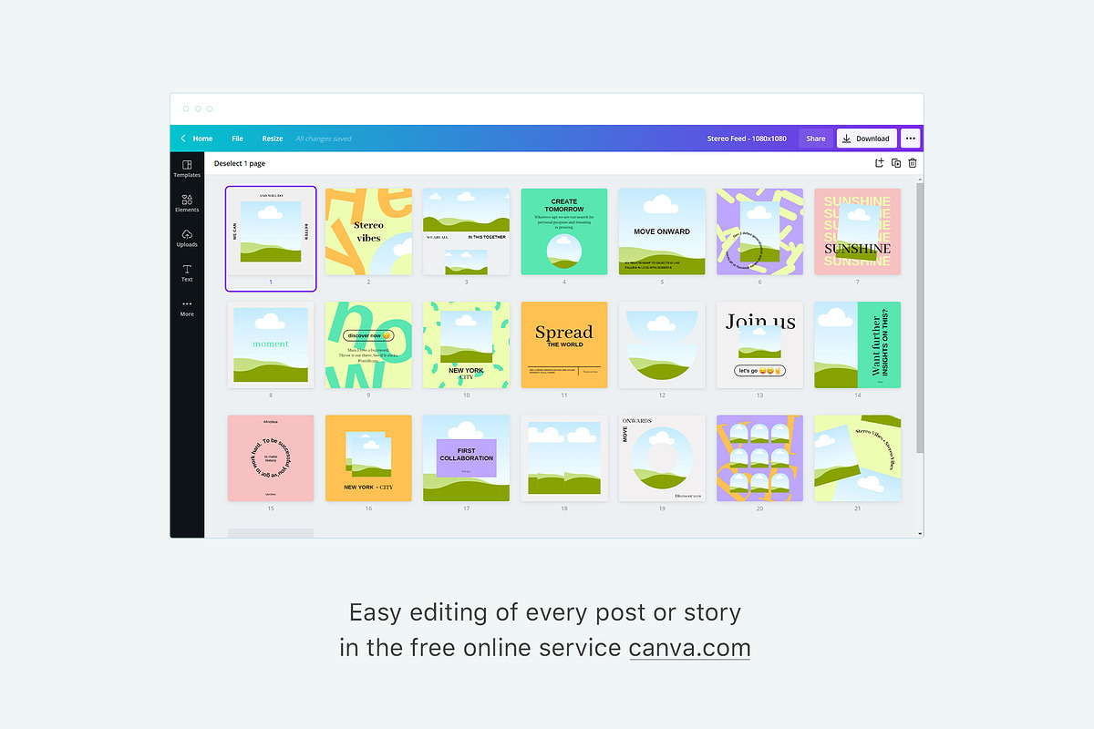 SALE Instagram BUNDLE | Canva & PS, a Social Media Template by BigWeek (Photo 12 of 12)