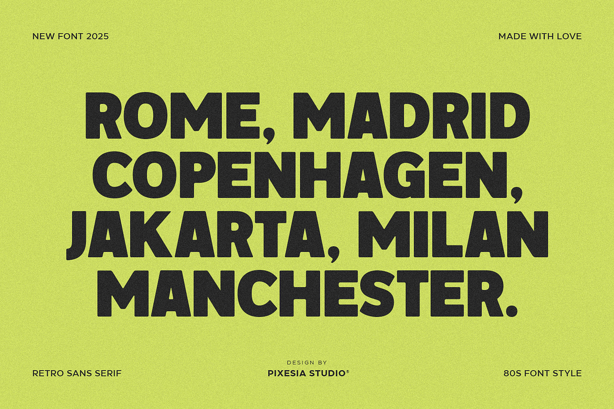 Grogia - Bold Display Font, a Sans Serif Font by Pixesia Studio (Photo 2 of 17)