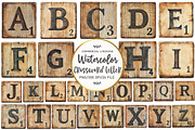 Crossword Letter Sublimation Bundle, an Illustration by OK Design (Thumbnail 1 of 5)