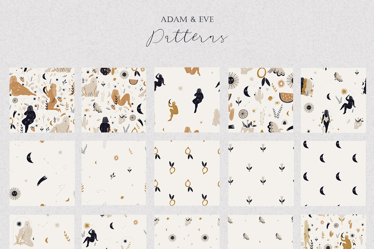 Adam and Eve, a Person Illustration by Chikovnaya (Photo 14 of 14)