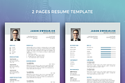 Resume Template 35, a Resume Template by graphicalcium (Thumbnail 2 of 3)