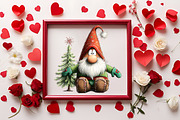 Adorable Christmas Gnome Clipart, an Illustration by RobertsArt (Thumbnail 7 of 7)