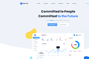 Monst - Tailwind Saas landing page, a HTML Template by AliThemes (Thumbnail 2 of 2)