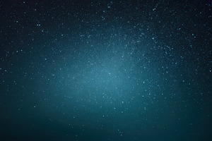 Night sky full of stars teal blue ba, a Photo by Pixeness Studio