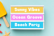 Funky Glitter Modern Sans Font, a Sans Serif Font by timelesstype.co (Thumbnail 7 of 20)