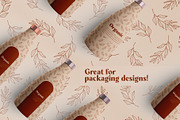 Floral & Leaves Seamless Patterns, a Pattern Graphic by PixelHive Pro (Thumbnail 6 of 9)