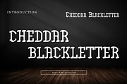 Cheddar Blackletter, a Blackletter Font by Wow Magic (Thumbnail 1 of 3)