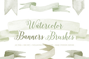 Banner Brushes For Photoshop Peeps