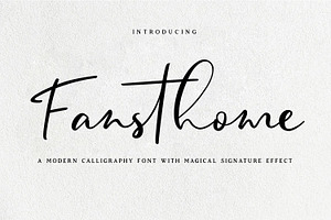 Fansthome | Signature effect