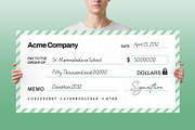 Giant Check Template, a Stationery Template by BrandPacks (Thumbnail 6 of 6)