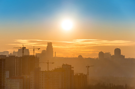 Sunset in the city, an Architecture Photo by Vapi