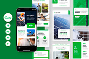Solar Energy Instagram Templates, a Social Media Template by artbart (Thumbnail 1 of 9)