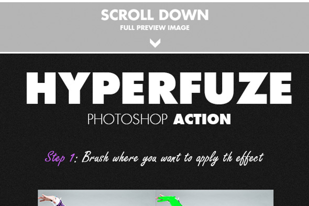 HyperFuze Photoshop Action preview 6