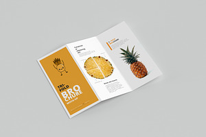 3-Fold Tri-Fold Brochure Mockups