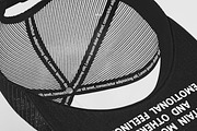 Realistic Trucker Hat Mockup 2, an Apparel Mockup by Uncentrifuged Pressure (Thumbnail 9 of 9)